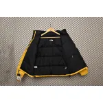 The North Face Splicing White And Yellow Down Jacket
