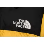 The North Face Splicing White And Yellow Down Jacket