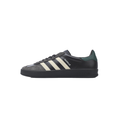 adidas Samba Gazelle Indoor Leather Black Brown Green IH0374 01