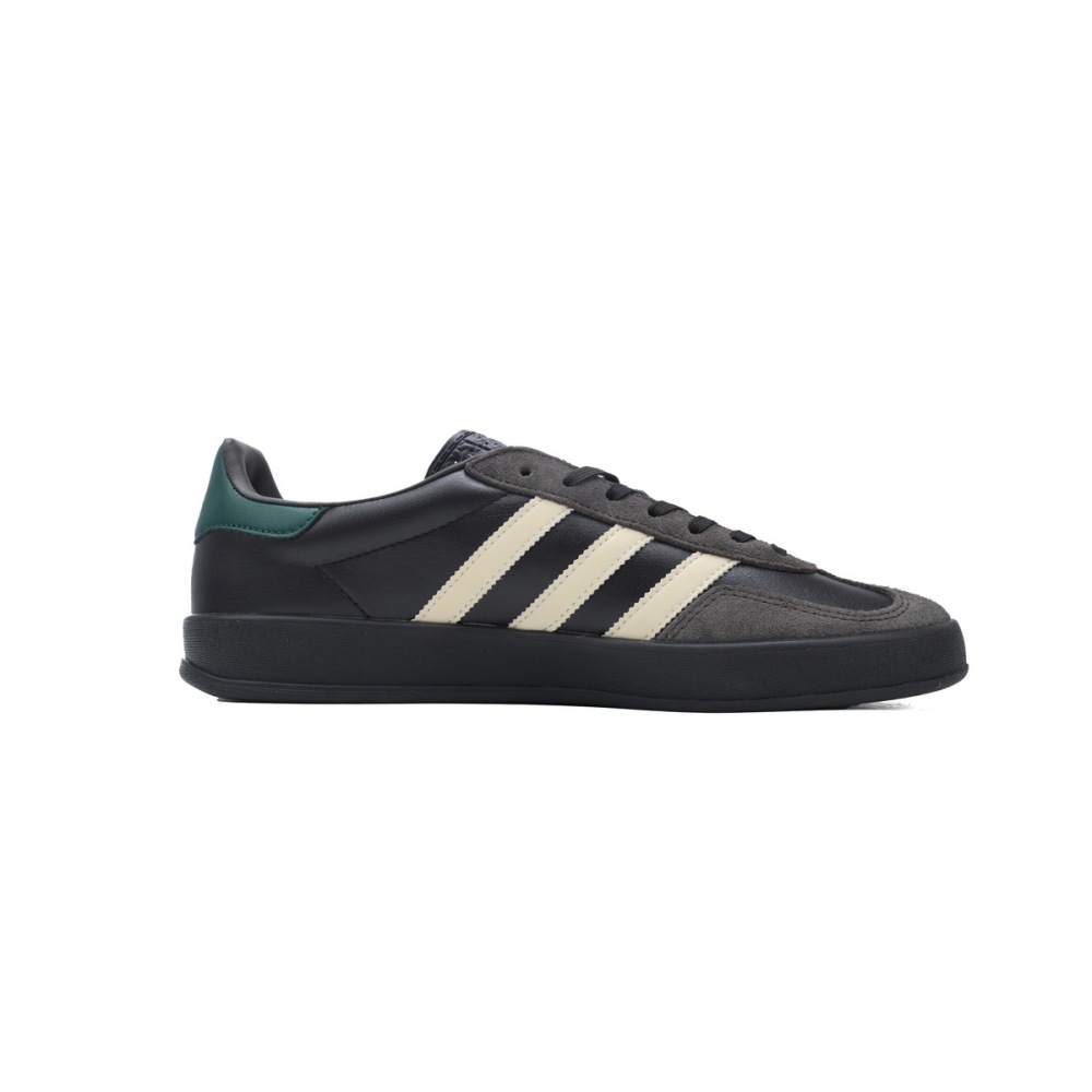 adidas Samba Gazelle Indoor Leather Black Brown Green IH0374
