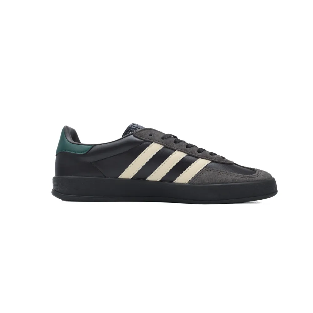 adidas Samba Gazelle Indoor Leather Black Brown Green IH0374