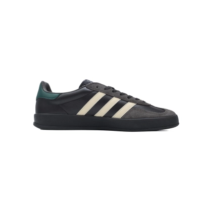 adidas Samba Gazelle Indoor Leather Black Brown Green IH0374 02