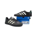 adidas Samba Gazelle Indoor Leather Black Brown Green IH0374