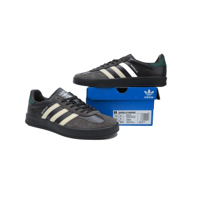 adidas Samba Gazelle Indoor Leather Black Brown Green IH0374