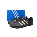 adidas Samba Gazelle Indoor Leather Black Brown Green IH0374