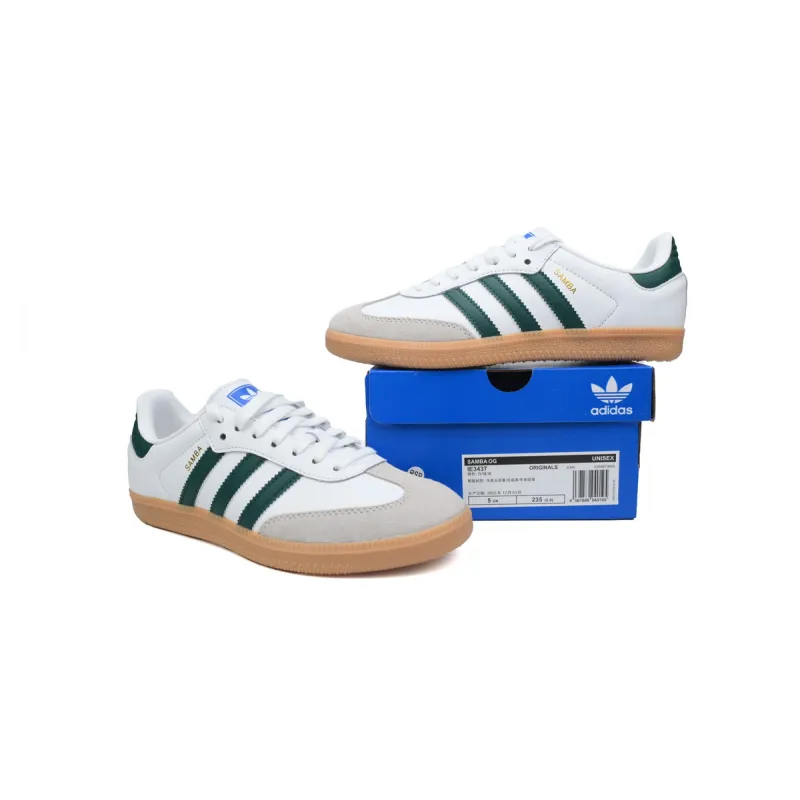adidas Samba Originals OG White Collegiate Green Gum IE3437