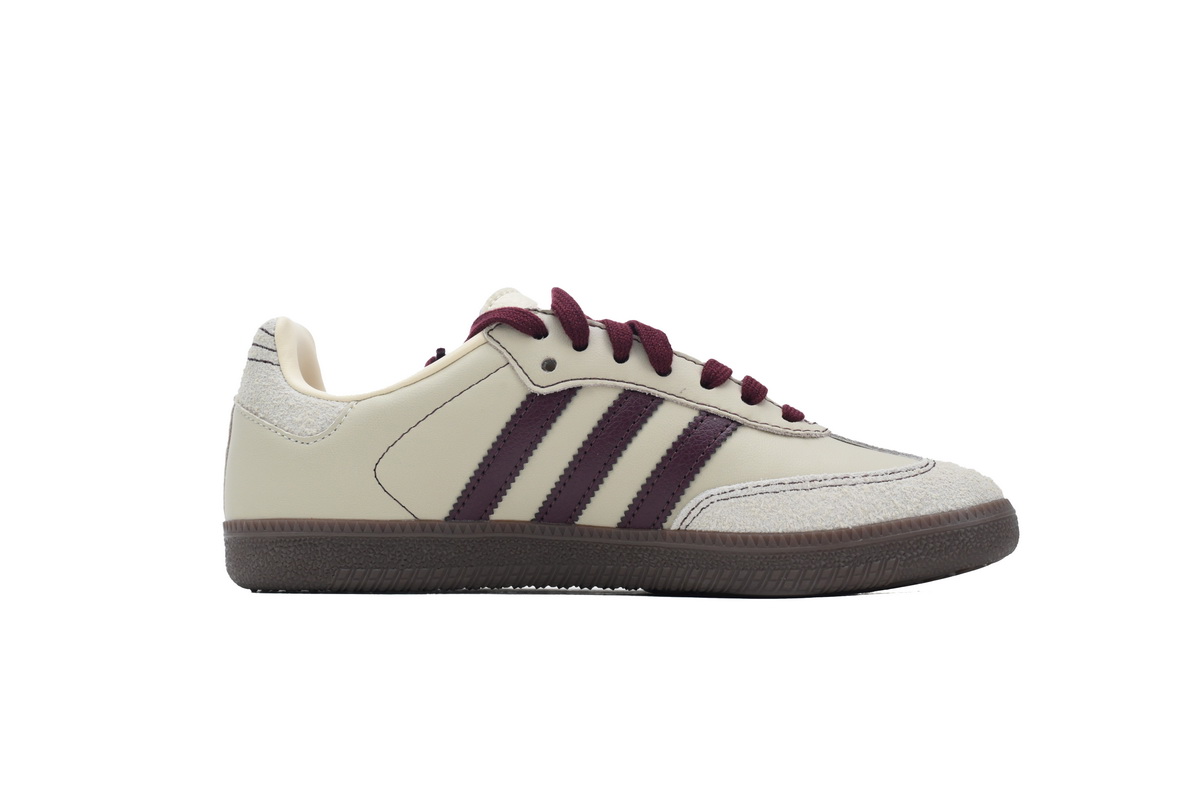 adidas Samba Originals OG Wonder White Maroon IG1987