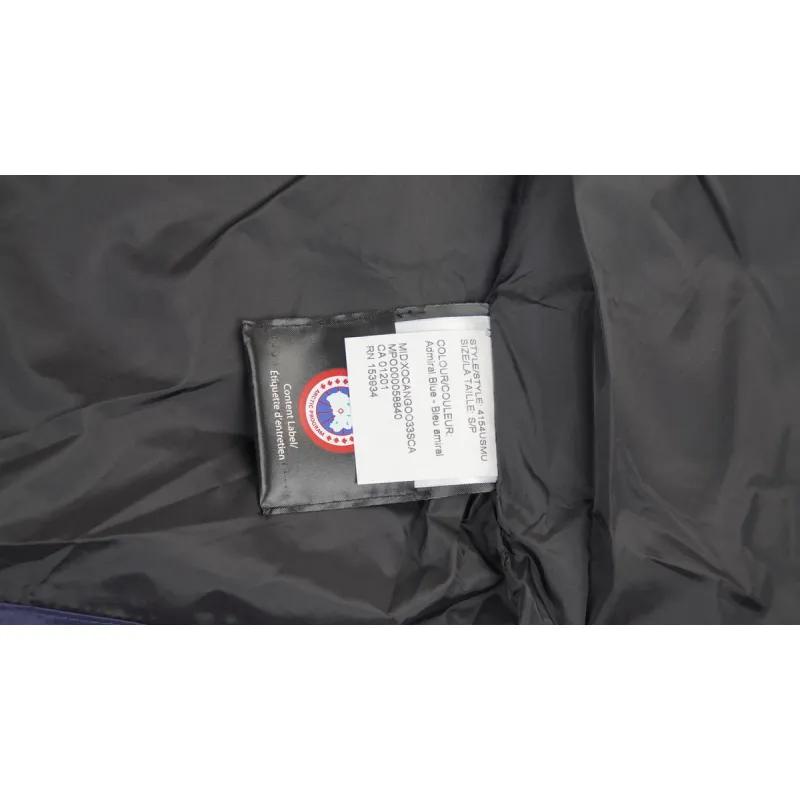 Canada Goose Outdoor Sports Down Vest Navy Blue AA1BN