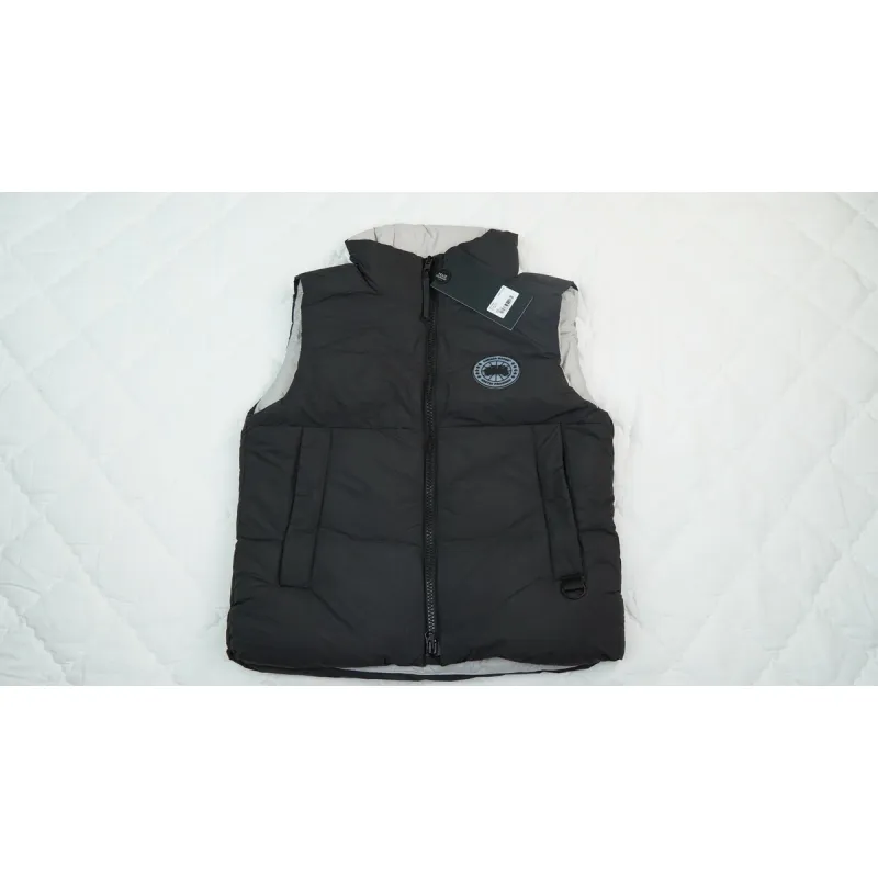 Canada Goose Outdoor Sports Down Vest White Label Black BA7BN