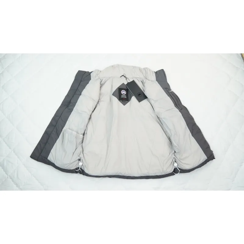 Canada Goose Outdoor Sports Down Vest White Label Grey BA7BN
