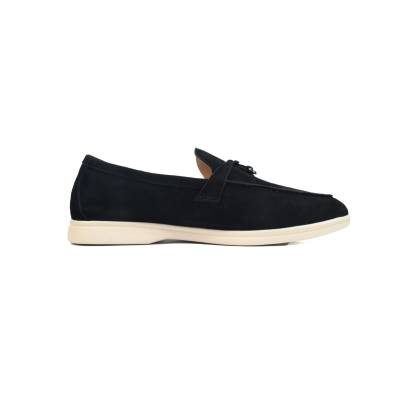 Loro Piana Loafer Black Buckle 02