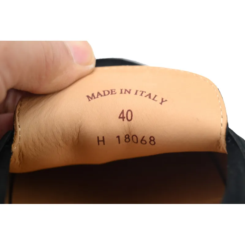Loro Piana Loafer Black Buckle