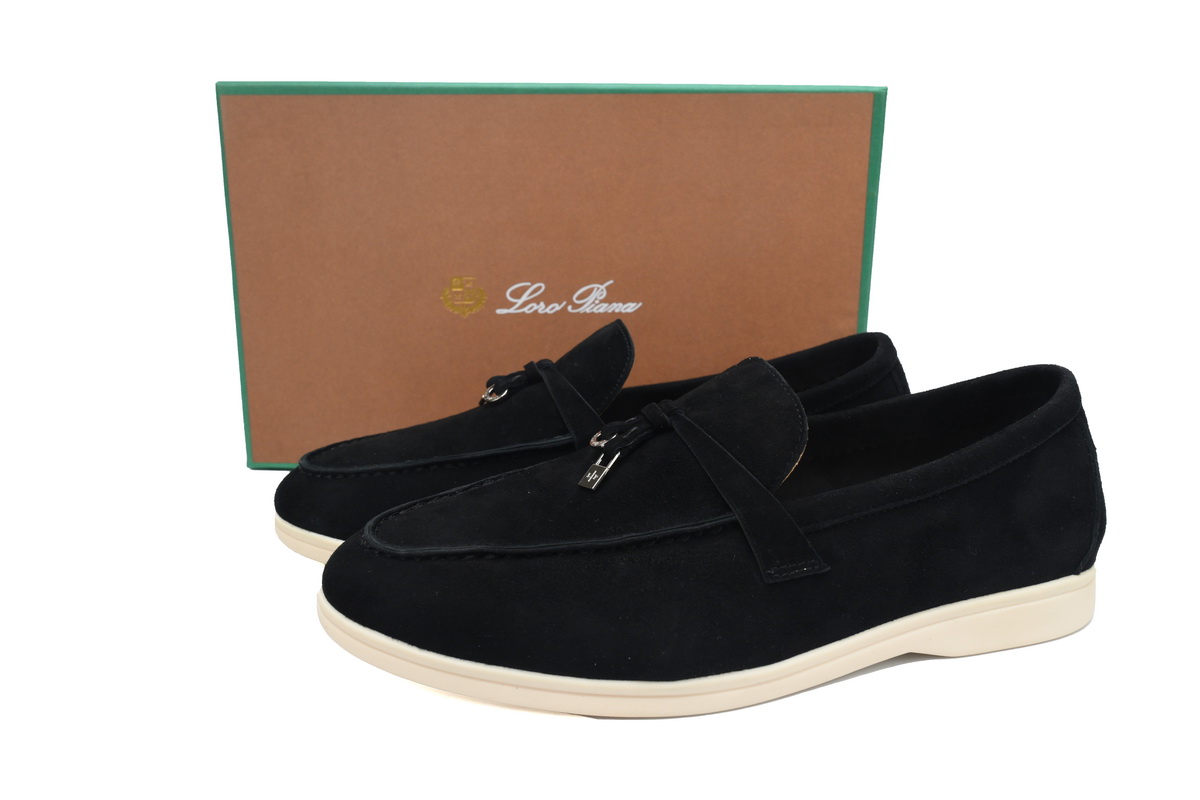 Loro Piana Loafer Black Buckle