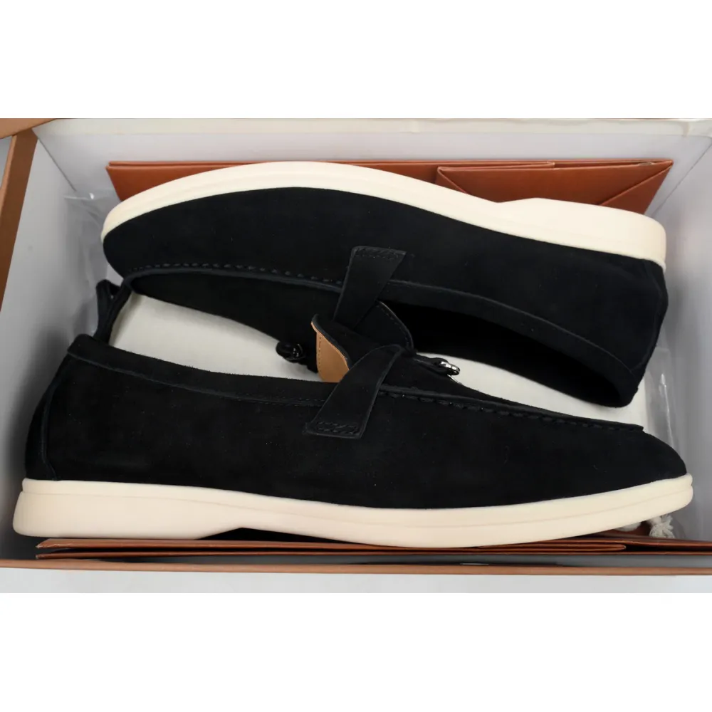 Loro Piana Loafer Black Buckle