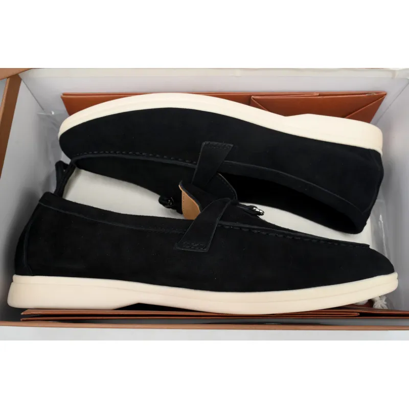 Loro Piana Loafer Black Buckle
