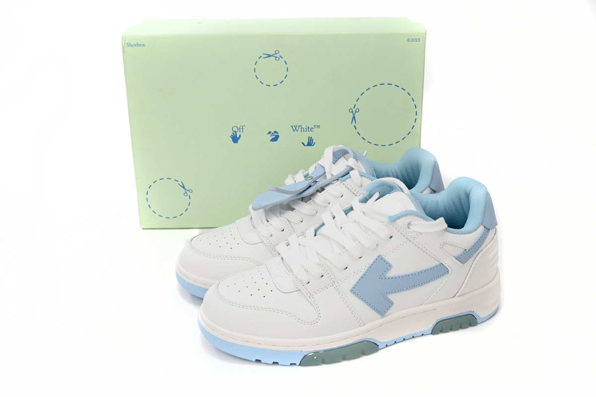 OFF-WHITE Out Of Office Sky Blue And White OMIA189C99LEA0010145