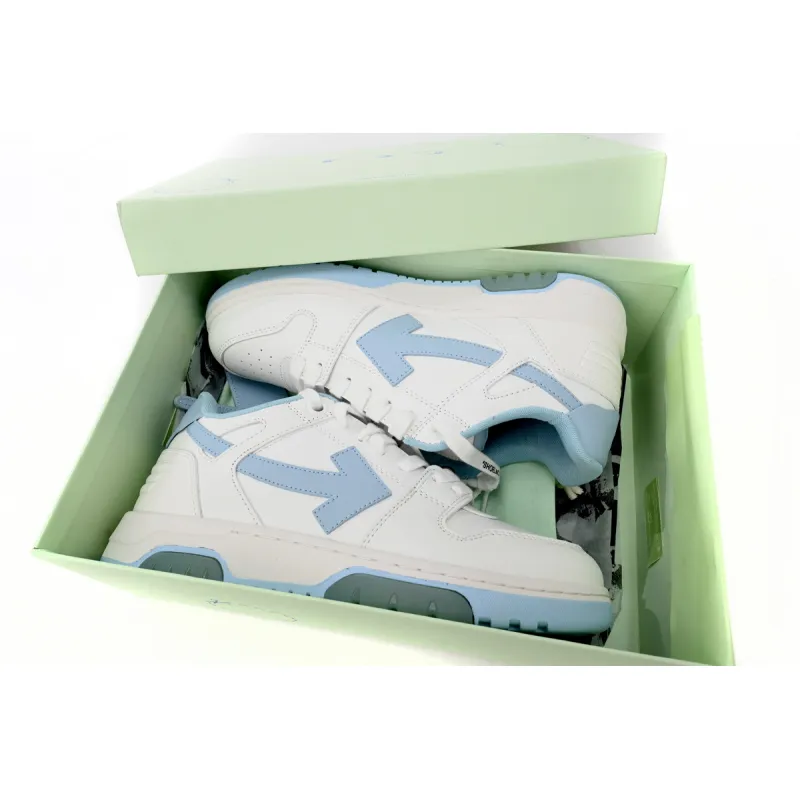 OFF-WHITE Out Of Office Sky Blue And White OMIA189C99LEA0010145