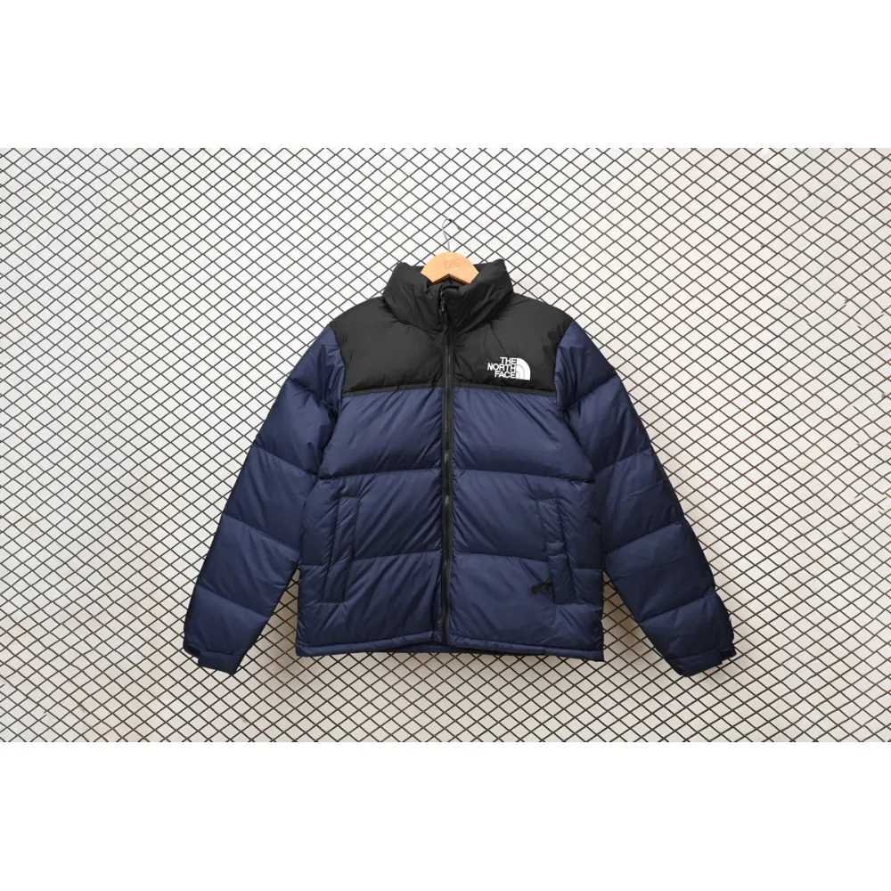 The North Face 1996 Splicing White And Dark Blue