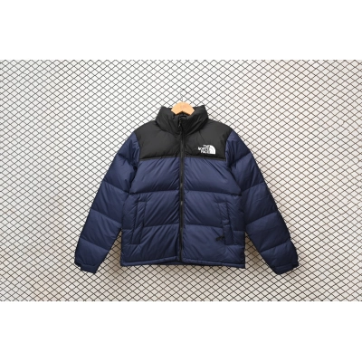 The North Face 1996 Splicing White And Dark Blue 01