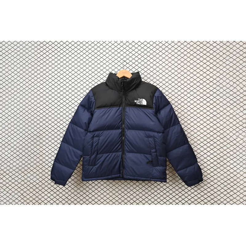 The North Face 1996 Splicing White And Dark Blue
