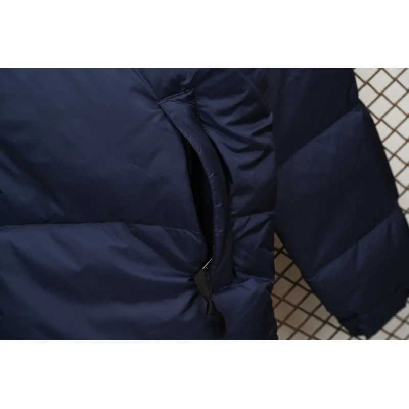 The North Face 1996 Splicing White And Dark Blue
