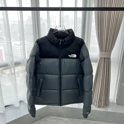 The North Face 1996 Splicing White And Glossy Gray 01
