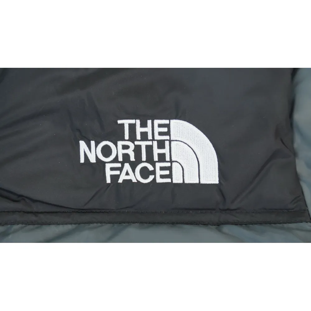 The North Face 1996 Splicing White And Glossy Gray