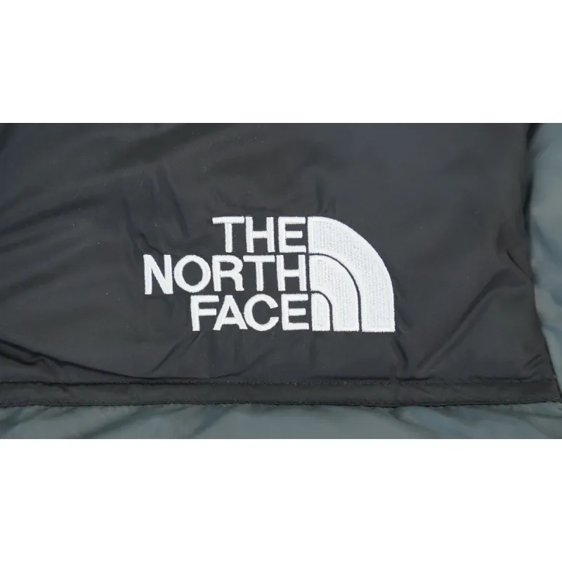 The North Face 1996 Splicing White And Glossy Gray