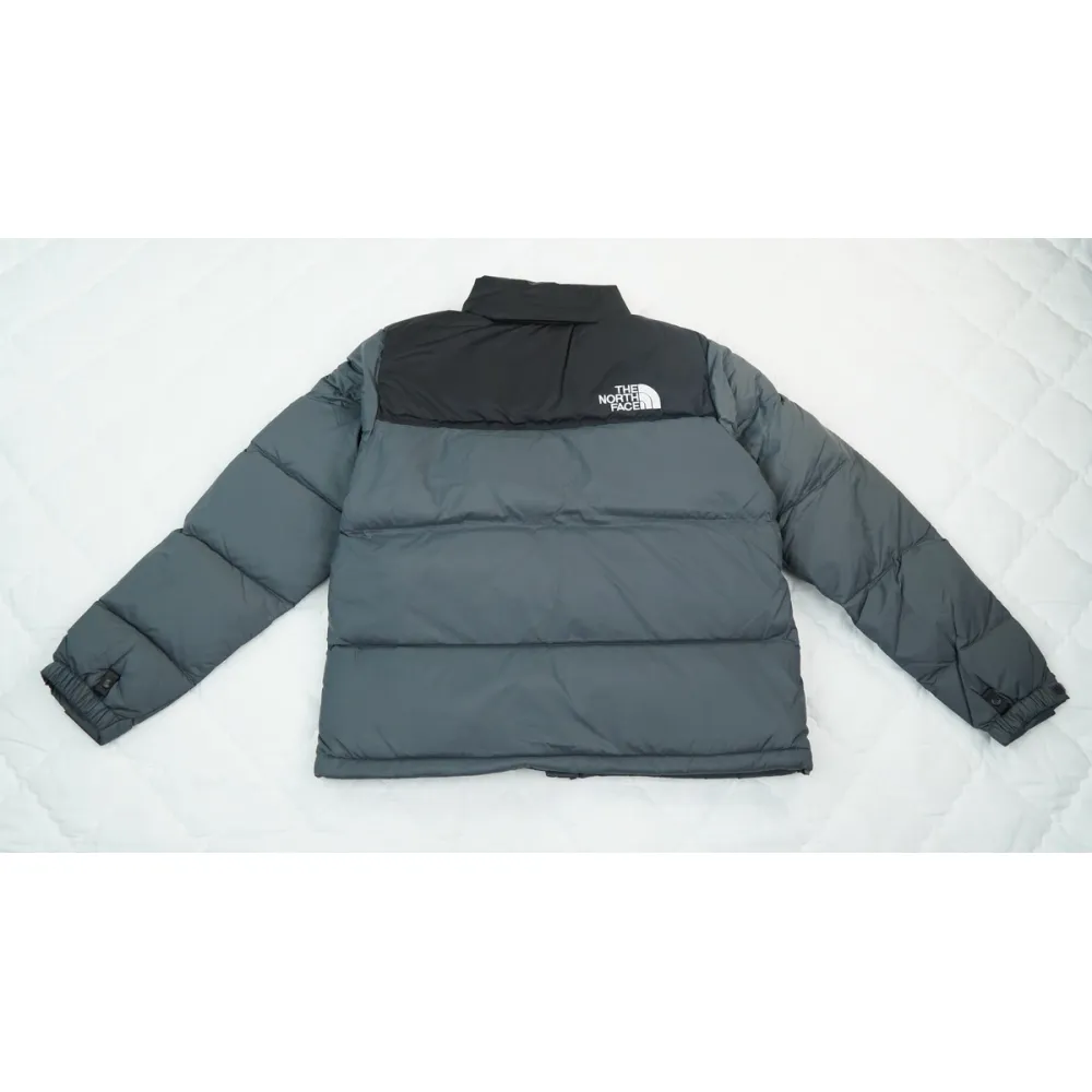 The North Face 1996 Splicing White And Glossy Gray