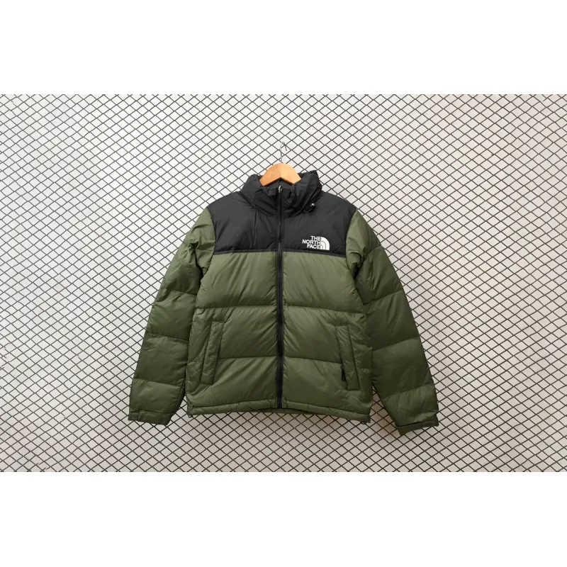 The North Face 1996 Splicing White And Mugwort Green