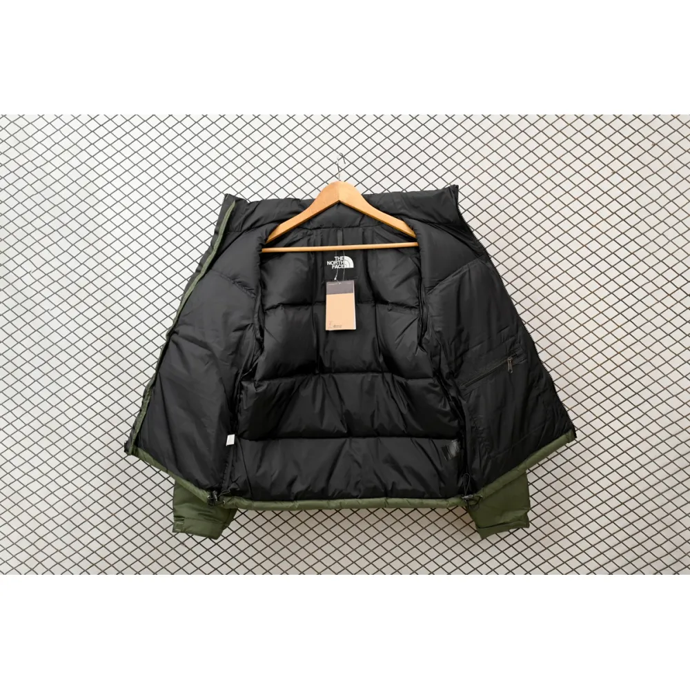 The North Face 1996 Splicing White And Mugwort Green