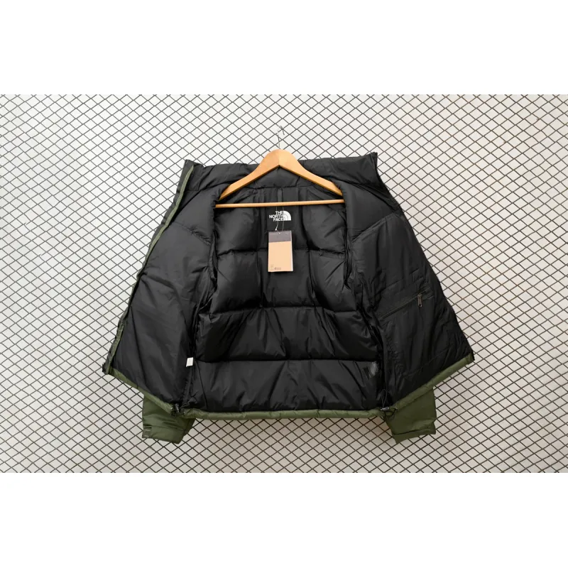 The North Face 1996 Splicing White And Mugwort Green