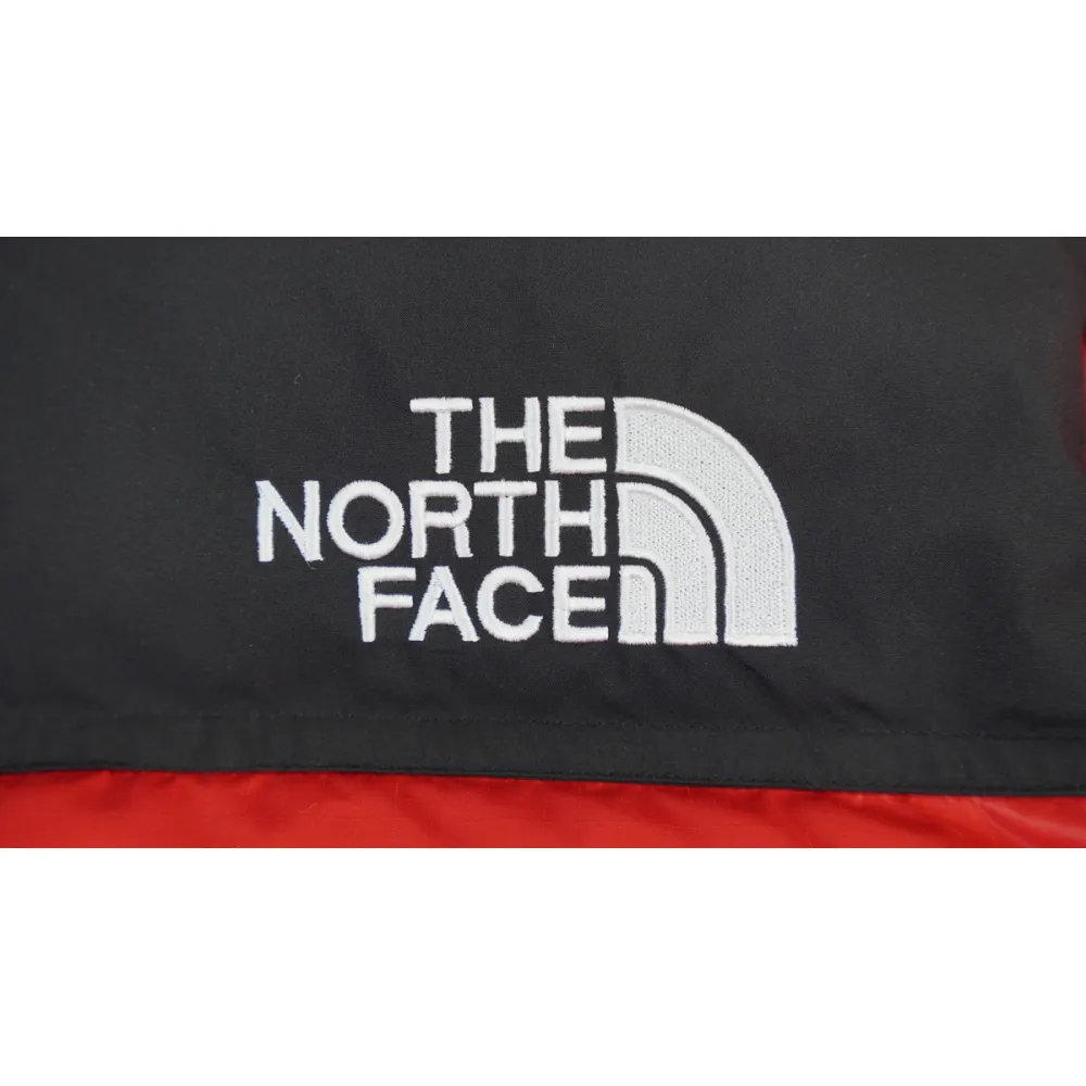The North Face 1996 Splicing White And Orange