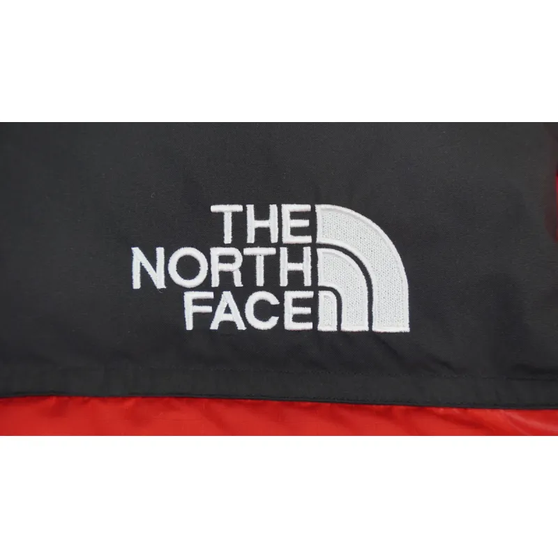The North Face 1996 Splicing White And Orange
