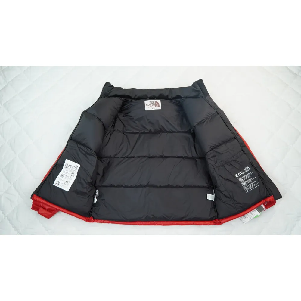 The North Face 1996 Splicing White And Orange