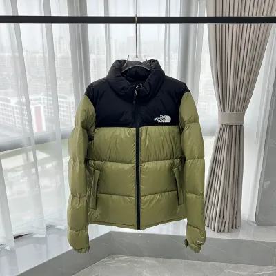 The North Face 1996 Splicing White And Red Grass Green 01
