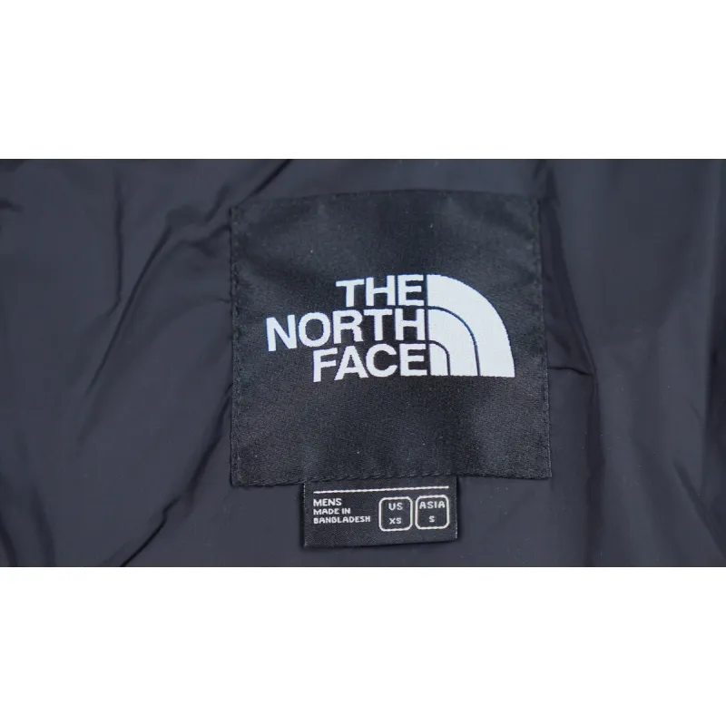 The North Face 1996 Splicing White And Red Grass Green