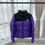 The North Face 1996 Splicing White And Red Purple