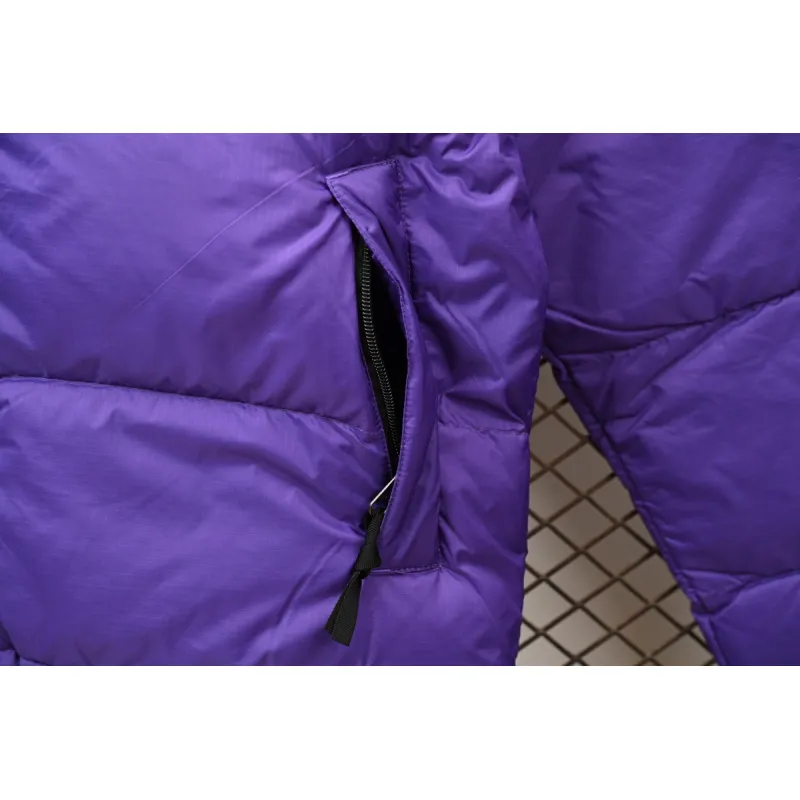 The North Face 1996 Splicing White And Red Purple