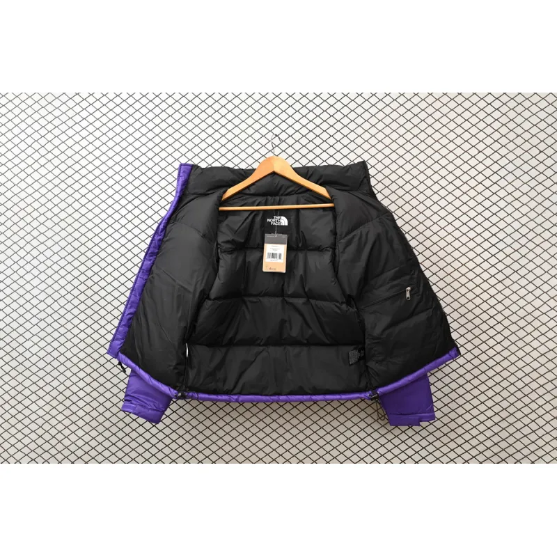The North Face 1996 Splicing White And Red Purple