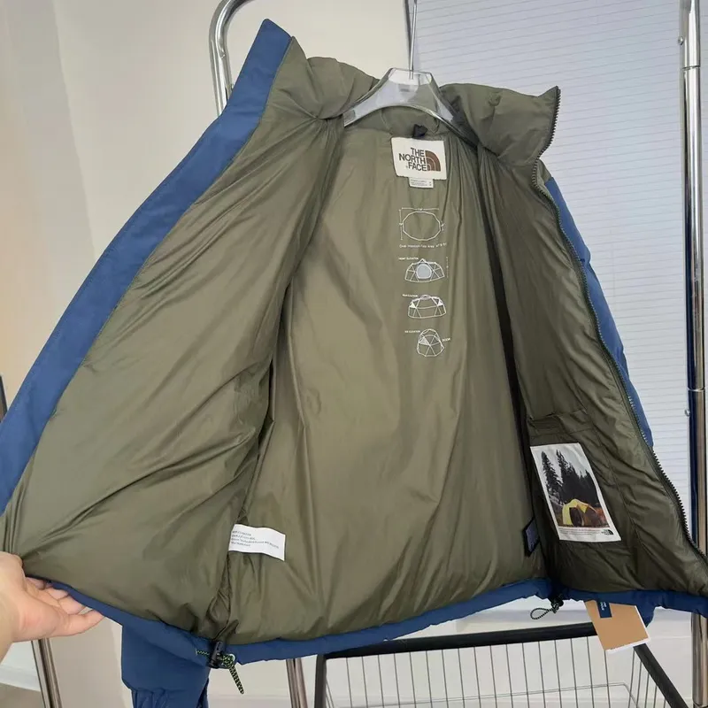 The North Face Blue-Gr Down Jacket