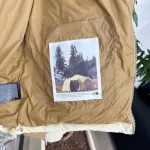 The North Face Khaki Down Jacket