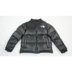 The North Face Splicing White And Black Down Jacket