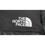 The North Face Splicing White And Black Down Jacket