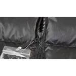 The North Face Splicing White And Black Down Jacket