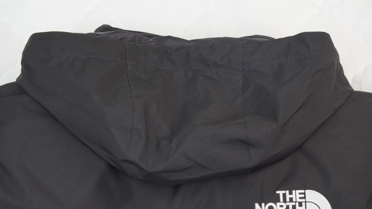 the n0*h F**e splicing white and black down jacket