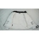 The North Face Splicing White And White Down Jacket