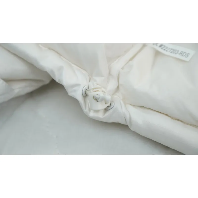 The North Face Splicing White And White Down Jacket