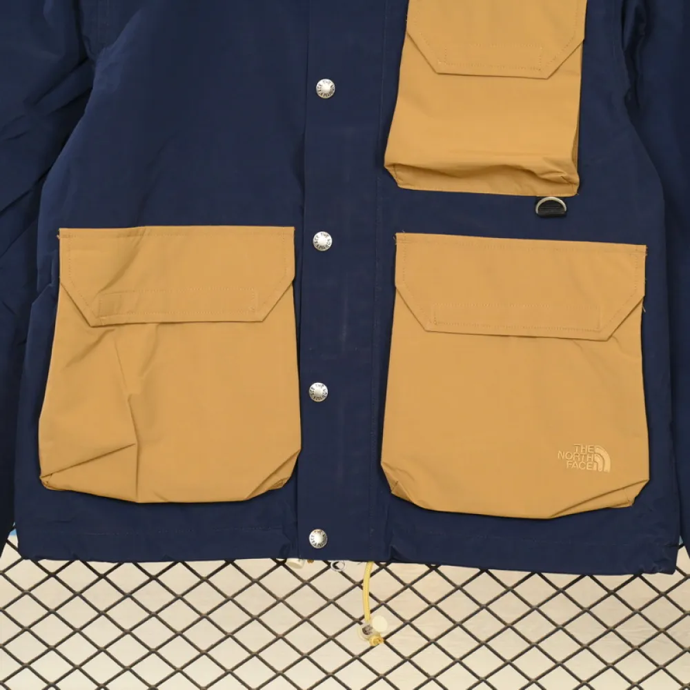 The North Face Tibetan Green Mixed With Brown