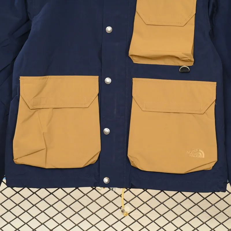 The North Face Tibetan Green Mixed With Brown
